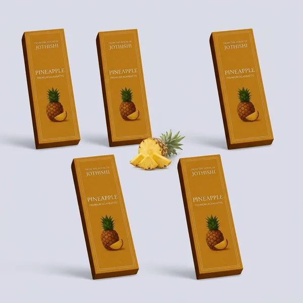 Jothishi_Pineapple_Agarbatti_Long_Lasting_Fresh_Fruity_Aroma_Incense_Sticks_Pineapple_Pack_Of_5