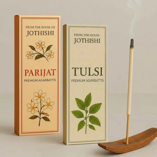 Jothishi_Premium_Long_Lasting_Fragrance_Agarbatti_For_Pooja,_Meditation,_Relaxation_Parijat,_Tulsi_Pack_Of_2