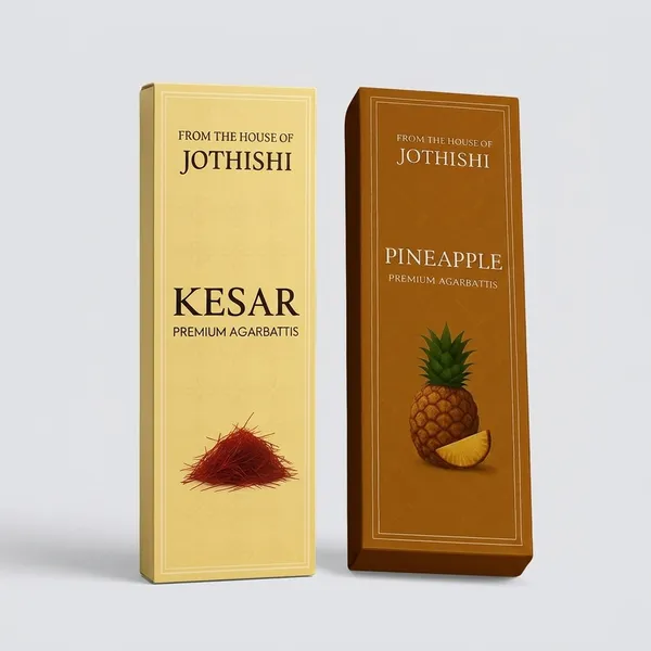 Jothishi_Premium_Scented_Agarbatti_Warm_Kesar_And_Crisp_Pine_Kesar,_Pineapple_Pack_Of_2