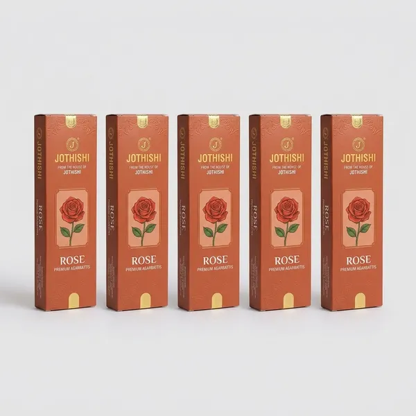 Jothishi_Rose_Agarbatti_Aromatic_Incense_Sticks_Pack_Of_5