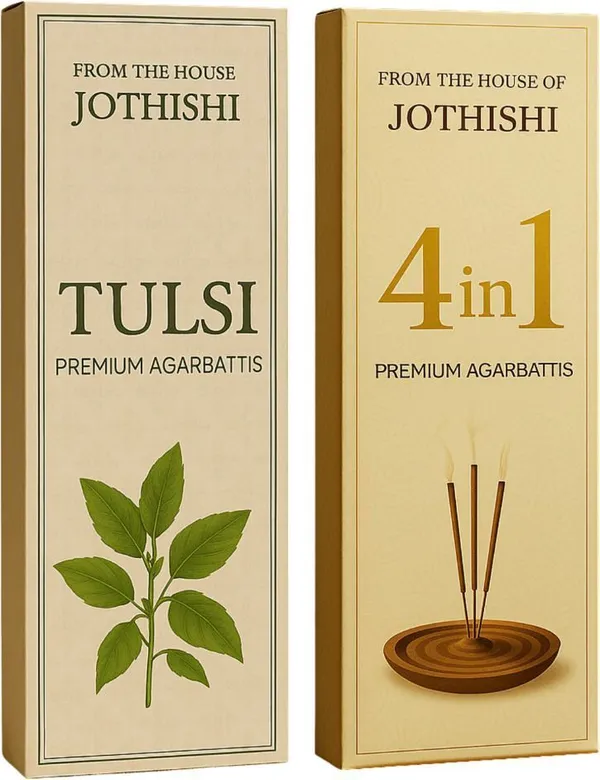 Jothishi_Tulsi_4In1_Agarbatti_Long_Lasting_Natural_Fragrance_Herbal_Incense_Sticks_Tulsi,_Multifragrance_Pack_Of_2