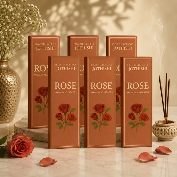 Jothishi_Rose_Fragrance_Agarbatti_Incense_Sticks_Pack_Of_4
