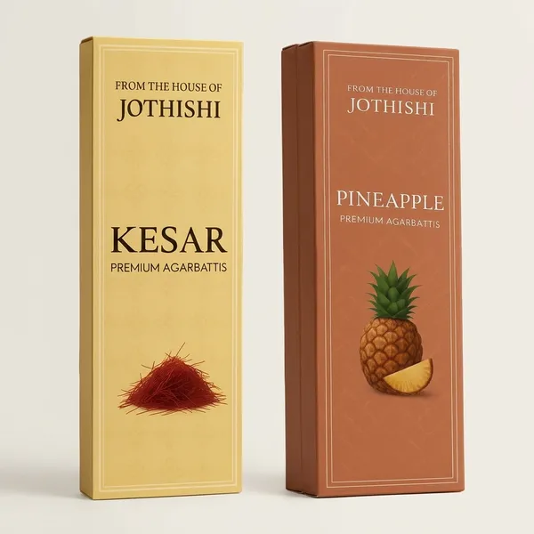 Jothishi_Premium_Scented_Agarbatti_Warm_Kesar_And_Crisp_Pine_Kesar,_Pineapple_Pack_Of_2