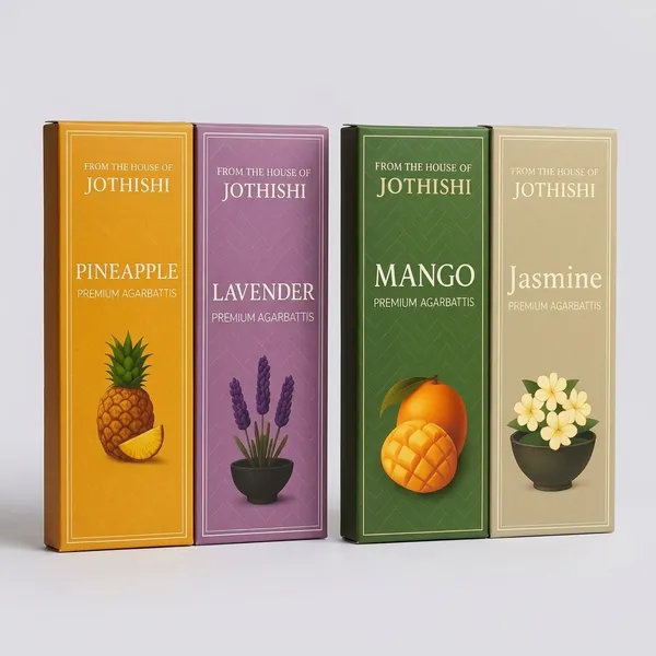 Jothishi_4In1_Agarbatti_Pine,_Mango,_Lavender_And_Jasmine_Premium_Aromatic_Incense_Sticks_Pineapple,_Lavender,_Jasmine,_Mango_Set_Of_4