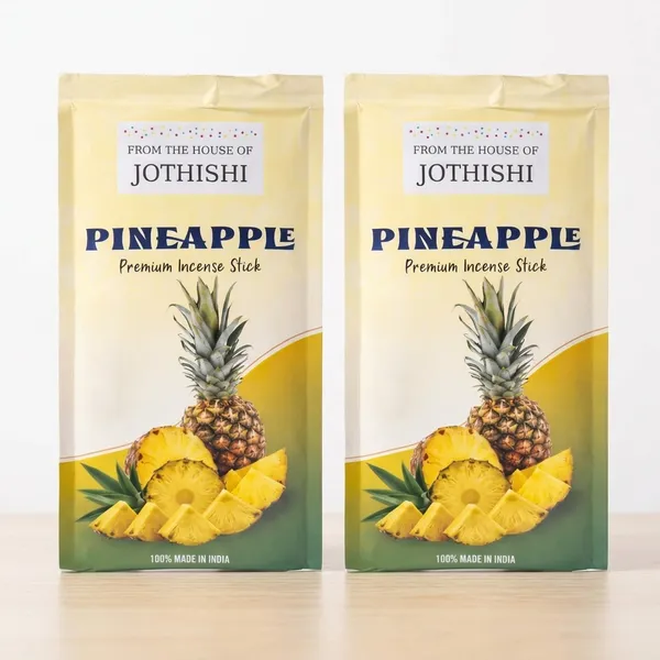 Jothishi_Pineapple_Refreshing_Fruity_Fragrance_Agarbatti_For_Pooja,_Meditation_And_Home_Pineapple_Pack_Of_2