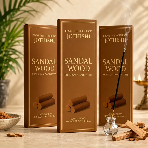 Jothishi_Chandan_Fragrance_Premium_Agarbattis__For_Pooja_Sandalwood_(Pack_0f_3)_45_units_each