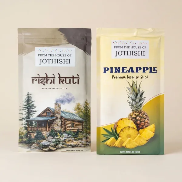 Jothishi_Pineapple_And_Rishi_Kuti_Premium_Agarbatti_For_Pooja,_Meditation_And_Home_Rishi_Kuti,_Pineapple_Pack_Of_2