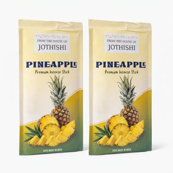 Jothishi_Chandan_Pineapple_Mix_Fragrance_Agarbatti_Set_Of_3
