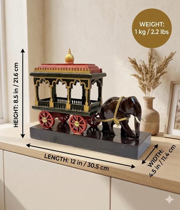 Handcrafted_Wooden_Royal_Elephant_Chariot_–_Traditional_Indian_Hathi_Rath_Showpiece_on_Display_Base_for_Office_Desk_&_Living_Room