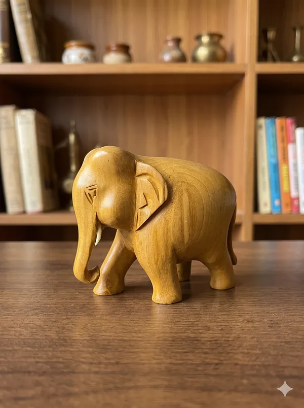 Hand-Carved_Natural_Blonde_Wood_Elephant_–_Smooth_Minimalist_Timber_Sculpture_for_Modern_Desk_&_Bookshelf_Decor