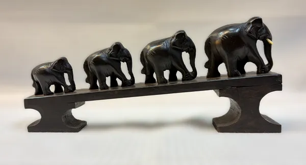 Hand-Carved_Solid_Rosewood_Elephant_Bridge_-__Vastu_Leadership_&_Shelf_Decor_Sculpture