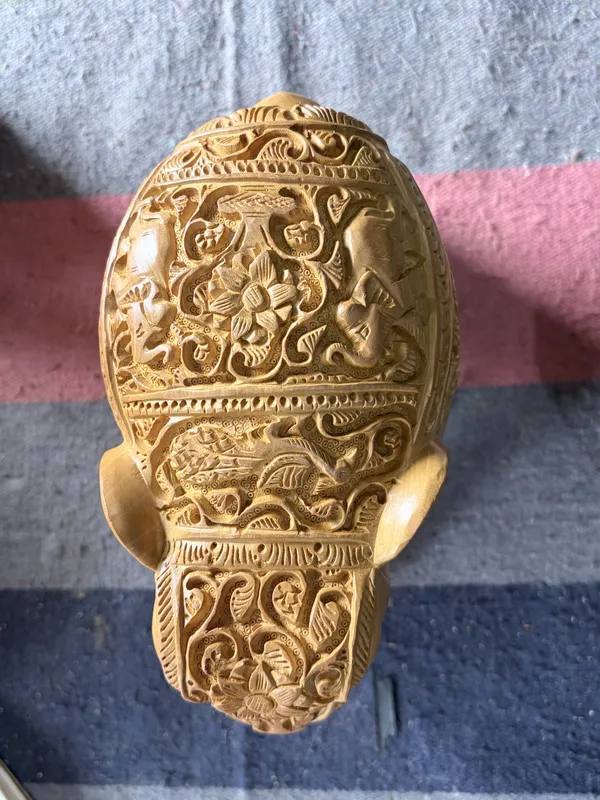 Authentic_Shikar_Carved_Solid_Wood_Elephant_–_Traditional_Indian_Shikargah_Relief_Wildlife_Sculpture_in_Natural_Kadam_Timber
