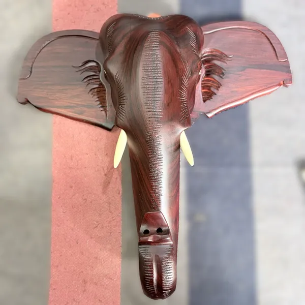 Hand-Carved_Solid_Rosewood_Elephant_Head_Wall_Mount_Faux_Taxidermy_Wood_Sculpture_&_Entryway_Wall_Decor