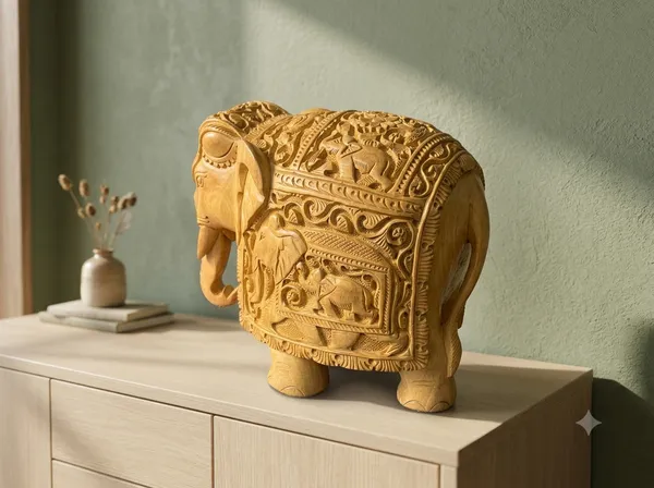 Authentic_Shikar_Carved_Solid_Wood_Elephant_Traditional_Indian_Shikargah_Relief_Wildlife_Sculpture_in_Natural_Kadam_Timber
