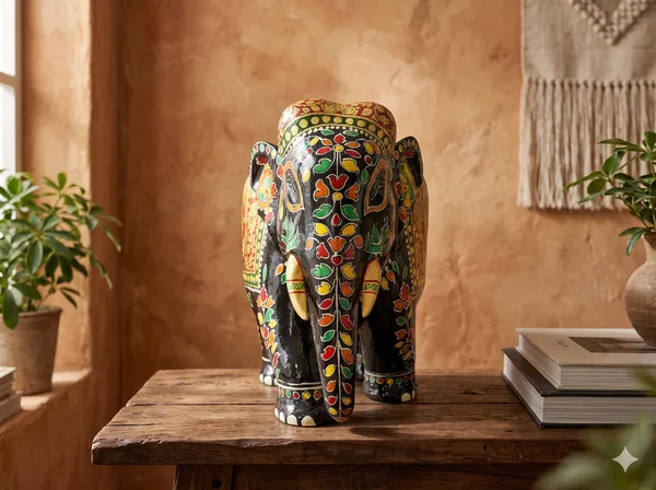 The_Imperial_Gandaberunda_Elephant:_Heavyweight_Handcrafted_Solid_Wood_Sculpture_with_Gold_Leaf_Motif