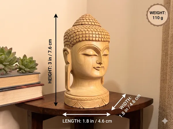 Hand-Carved_Solid_Kadam_Wood_Buddha_Head_Bust_on_Lotus_Base_Serene_Meditation_&_Zen_Home_Decor_Sculpture