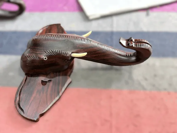 Hand-Carved_Solid_Rosewood_Elephant_Head_Wall_Mount_Faux_Taxidermy_Wood_Sculpture_&_Entryway_Wall_Decor
