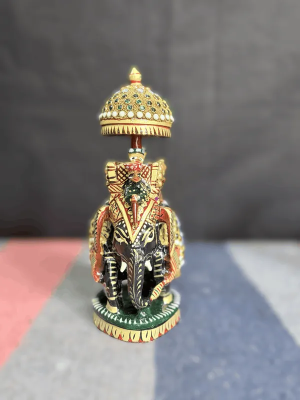 Handcrafted_Royal_Wooden_Ambari_Elephant_with_Chhatri_Embossed_Pearl_&_Stone_Work_Showpiece