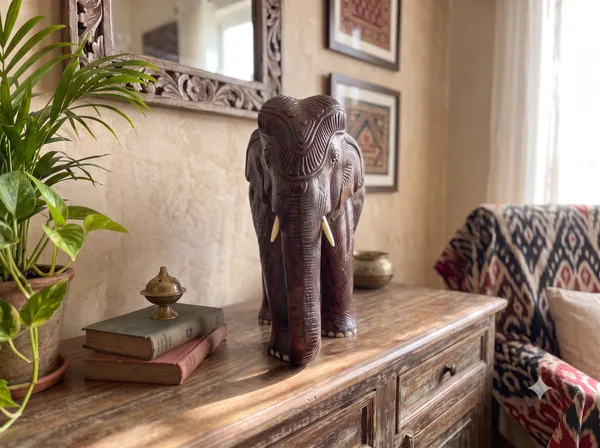 Hand-Carved_Solid_Rosewood_Elephant_Sculpture_–_Traditional_Floral_Blanket_&_Medallion_Relief_Home_Decor