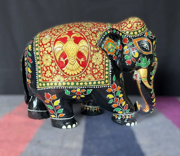 The_Imperial_Gandaberunda_Elephant:_Heavyweight_Handcrafted_Solid_Wood_Sculpture_with_Gold_Leaf_Motif