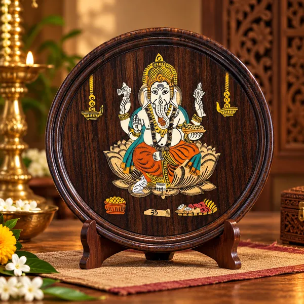Handcrafted_Rosewood_Inlay_Work_Ganesha_Wall_Hanging_Plate_–_Traditional_Mysore_Inlay_Art_Home_Entrance_&_Pooja_Mandir