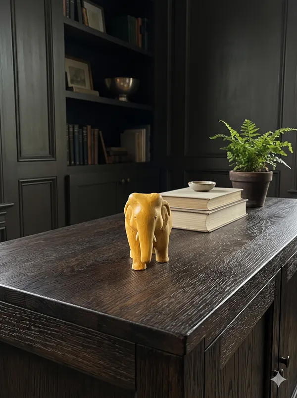 Hand-Carved_Natural_Blonde_Wood_Elephant_–_Smooth_Minimalist_Timber_Sculpture_for_Modern_Desk_&_Bookshelf_Decor