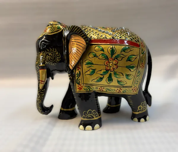 Handcrafted_Black_&_Gold_Wooden_Elephant_Showpiece_with_Stones_–_Traditional_Jaipur_Meenakari_Style_Tabletop_Figurine