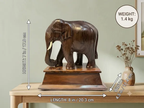 Solid_Rosewood_Elephant_Statue_with_Wooden_Base_–_Handcrafted_Indian_Hardwood_Animal_Sculpture_for_Living_Room_&_Office_Decor