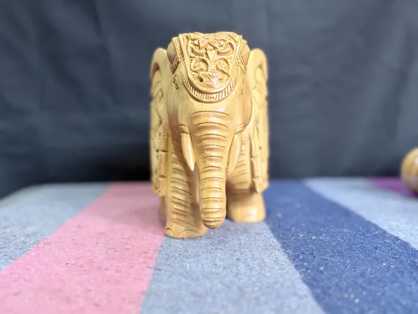 Authentic_Shikar_Carved_Solid_Wood_Elephant_–_Traditional_Indian_Shikargah_Relief_Wildlife_Sculpture_in_Natural_Kadam_Timber