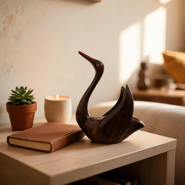 Handcrafted_Swan_Figurine