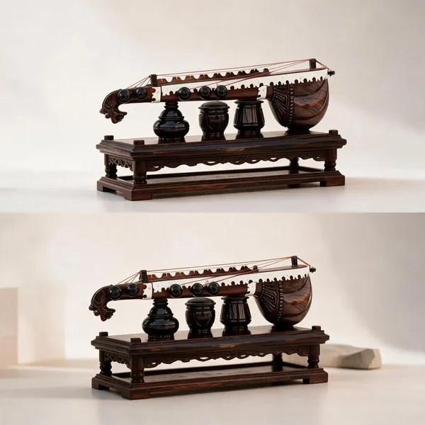 Handcrafted_Saraswathi_Veena_tabala