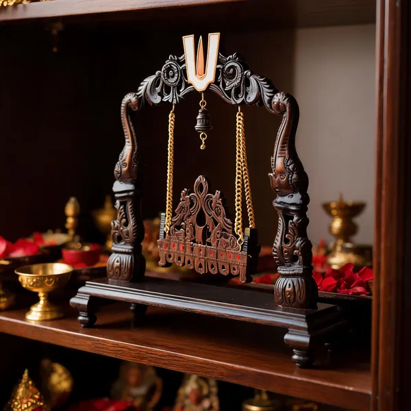 Handcrafted_Deity_Pooja_idol_Swing/Jhula_for_Lord_Vishnu_krishna