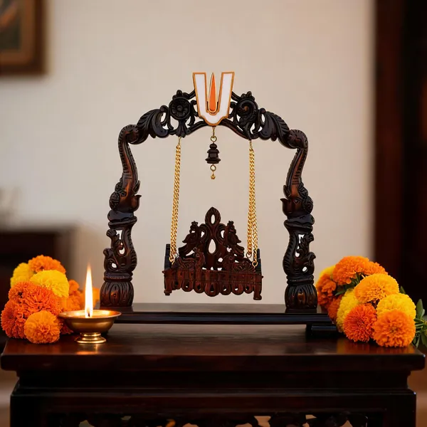 Handcrafted_Deity_Pooja_idol_Swing/Jhula_for_Lord_Vishnu_krishna