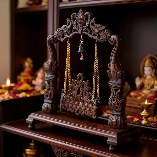 Handcrafted_Deity_Pooja_idol_Swing/Jhula_for_Lord_Murugan_Subramanya_Skanda
