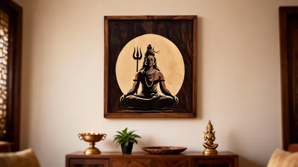Meditating_Lord_Shiva/_Adiyogi_Authentic_Mysore_Rosewood_Inlay