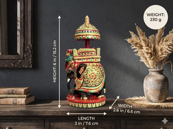 The_Royal_Heritage_Procession:_Handcrafted_Painted_Ambari_Elephant_with_Umbrella_–_Auspicious_Festive_&_Housewarming_Decor