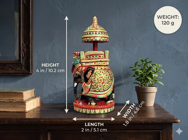 The_Royal_Heritage_Procession:_Handcrafted_Painted_Ambari_Elephant_with_Umbrella_–_Auspicious_Festive_&_Housewarming_Decor