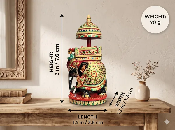 The_Royal_Heritage_Procession:_Handcrafted_Painted_Ambari_Elephant_with_Umbrella_–_Auspicious_Festive_&_Housewarming_Decor