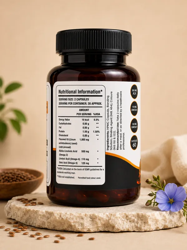 Pushkam_Omega-3_Cold-Pressed_Flaxseed_Oil_Capsules_1000Mg