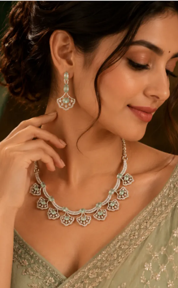 Peacock_feather__Necklace_Set_For_Women
