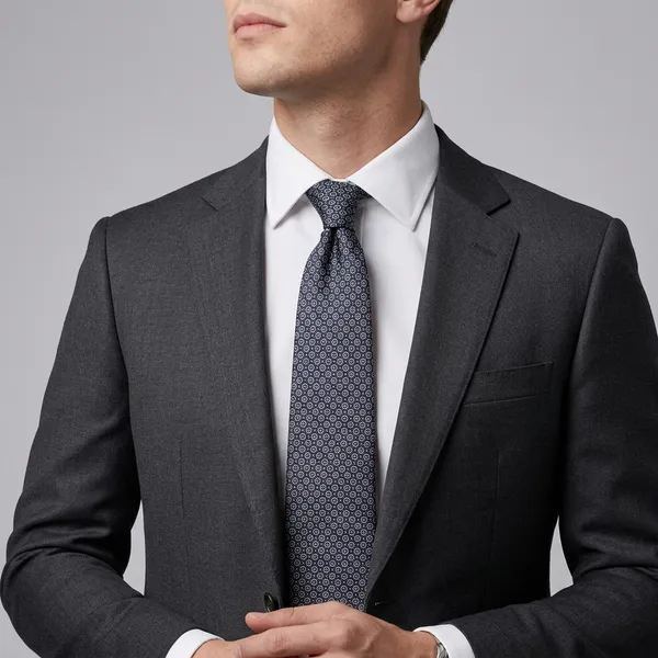 Blue_Pure_Silk_Satin_Printed_Formal_Tie_For_Men