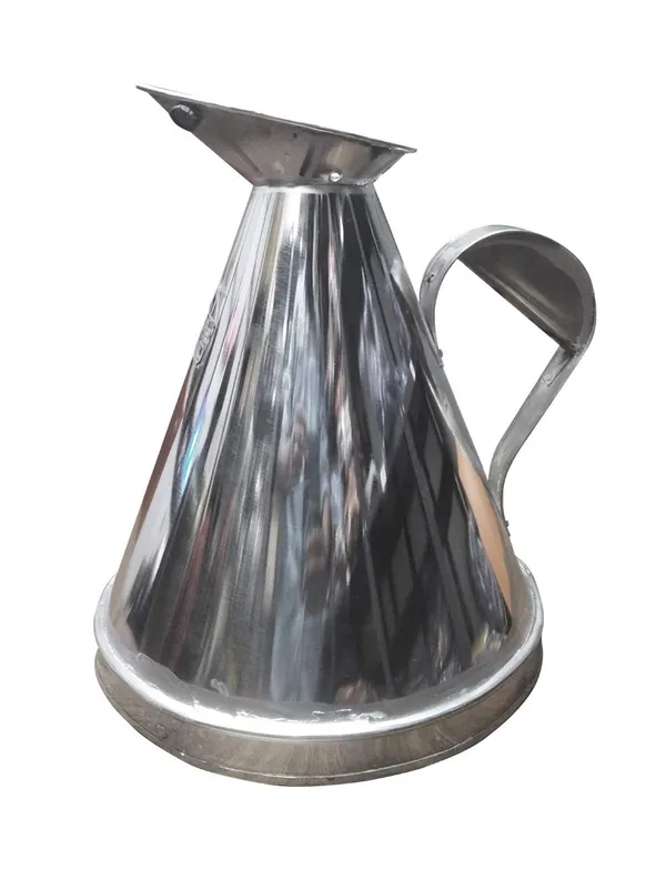 Conical_Measuring_Jar_For_Petrol_Pump_-_Brass/Steel/Gi