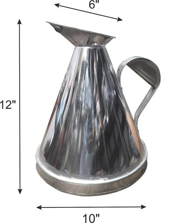 Conical_Measuring_Jar_For_Petrol_Pump_-_Brass/Steel/Gi