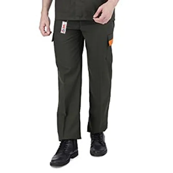 Indane_Gas_Uniforms_Trousers/Pants_For_Staff/Employee_Regular_Fit_Zipper_Fly