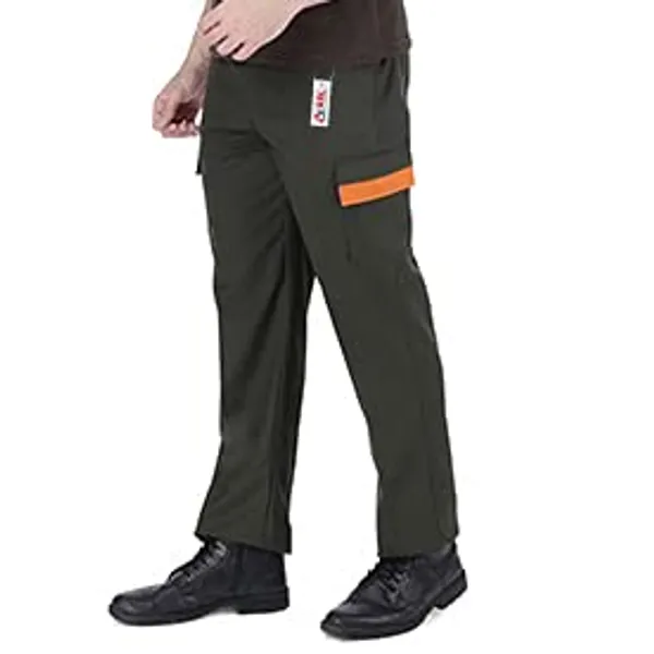 Indane_Gas_Uniforms_Trousers/Pants_For_Staff/Employee_Regular_Fit_Zipper_Fly
