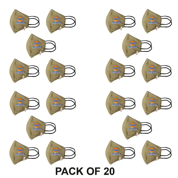 Iocl_Khakee_Face_Mask