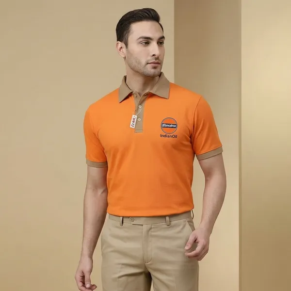 Indian_Oil_Orange_Shirt_(100%_Polyester_Material)