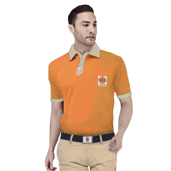 Indian_Oil_Iocl_Orange_T_Shirt_100_Polyester_Material