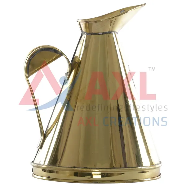 Axl_S_Conical_Measuring_Jar_For_Petrol_Pump_5_Litres_Brass_Steel_Gi_Brass