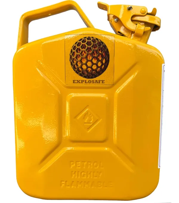 Axl_S_Yellow_Explosafe_5_Litres_Explosion_Safe_Steel_Jerry_Can_For_Petrol_Diesel_Un_And_Peso_Certified_Fuel_Storage_Container_Aluminium_Explosion_Suppression_Mesh_Leakproof_Metal_Fuel_Can_Heavy_Duty_Military_Style_Jerry_Can